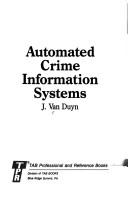 Cover of: Automated crime information systems