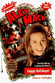 Cover of: Zappy Holidays Alex Mack 10 Super Edition (Alex Mack)