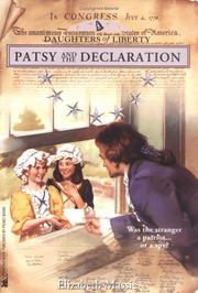 Cover of: Patsy and the Declaration by Elizabeth Massie