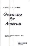Cover of: Greenways for America