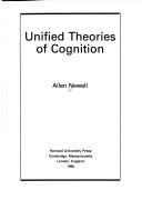Cover of: Unified theories of cognition