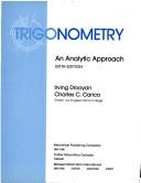 Cover of: Trigonometry: an analytic approach