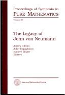Cover of: The Legacy of John von Neumann