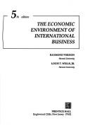 Cover of: The economic environment of international business