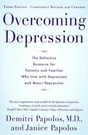 Cover of: Overcoming depression by Demitri F. Papolos