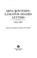 Cover of: Arna Bontemps-Langston Hughes letters, 1925-1967