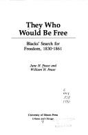 Cover of: They who would be free