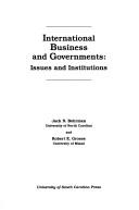 Cover of: International business and governments: issues and institutions