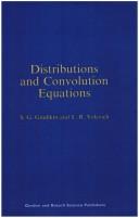 Cover of: Distributions and convolution equations