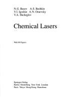 Cover of: Chemical lasers
