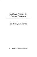 Cover of: Critical Essays on Denise Levertov | Various