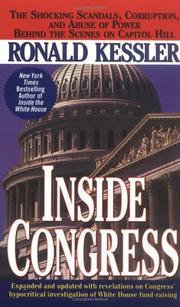 Cover of: Inside Congress by Ronald Kessler