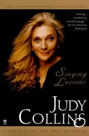 Cover of: Singing Lessons (w/CD)