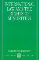 Cover of: International law and the rights of minorities
