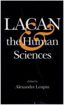 Cover of: Lacan & the human sciences