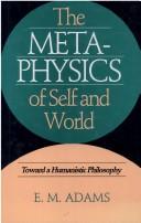 Cover of: The metaphysics of self and world
