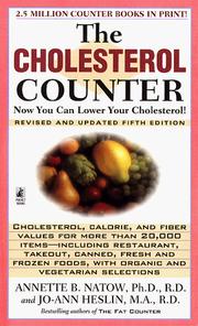 Cover of: The Cholesterol Counter Revised And Updated