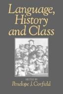 Cover of: Language, history, and class