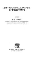 Instrumental analysis of pollutants by C. N. Hewitt