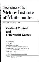 Cover of: Optimal control and differential games: collection of papers