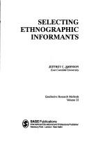 Cover of: Selecting ethnographic informants
