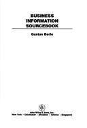 Business information sourcebook by Gustav Berle