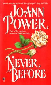 Cover of: Never Before