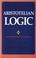 Cover of: Aristotelian logic