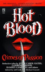 Cover of: Crimes of passion by edited by Jeff Gelb and Michael Garrett.