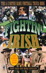 Cover of: Fightin Irish the a Z Notre Dame Trivia Book