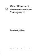 Cover of: Water resources management | David Lewis Feldman