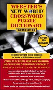 Cover of: Webster's New World Crossword Puzzle Dictionary