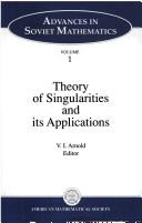 Cover of: Theory of singularities and its applications