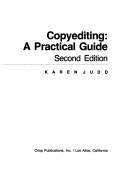 Cover of: Copyediting, a practical guide by Karen Judd