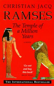 Cover of: The Temple of a Million Years (Ramses) by Christian Jacq