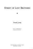 Cover of: Street of lost brothers by Arnošt Lustig