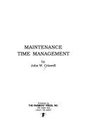 Cover of: Maintenance time management