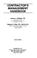 Cover of: Contractor's management handbook