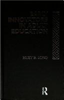 Cover of: Early innovators in adult education