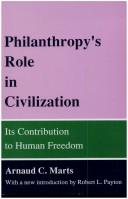 Cover of: Philanthropy