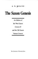 The Saxon genesis by Alger Nicolaus Doane