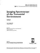 Cover of: Imaging spectroscopy of the terrestrial environment: 16-17 April 1990, Orlando, Florida