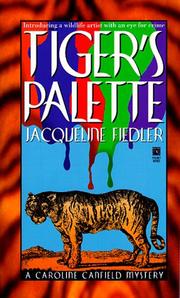 Cover of: Tiger's Palette (Caroline Canfield Mysteries)