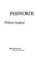 Cover of: Passwords