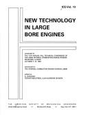 Cover of: New technology in large bore engines