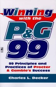 Cover of: Winning With the P&G 99 | Charles L. Decker
