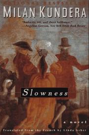 Cover of: Slowness by Milan Kundera