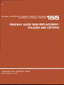 Cover of: Freeway guide sign replacement by Hugh W. McGee