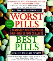 Cover of: Worst Pills, Best Pills by Sid M. Wolfe