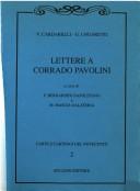 Lettere a Corrado Pavolini by Vincenzo Cardarelli